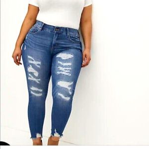 Torrid Bombshell Destructive Jeans